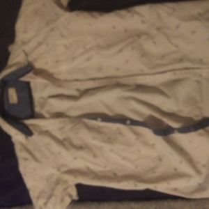 Short sleeve button up dress shirt